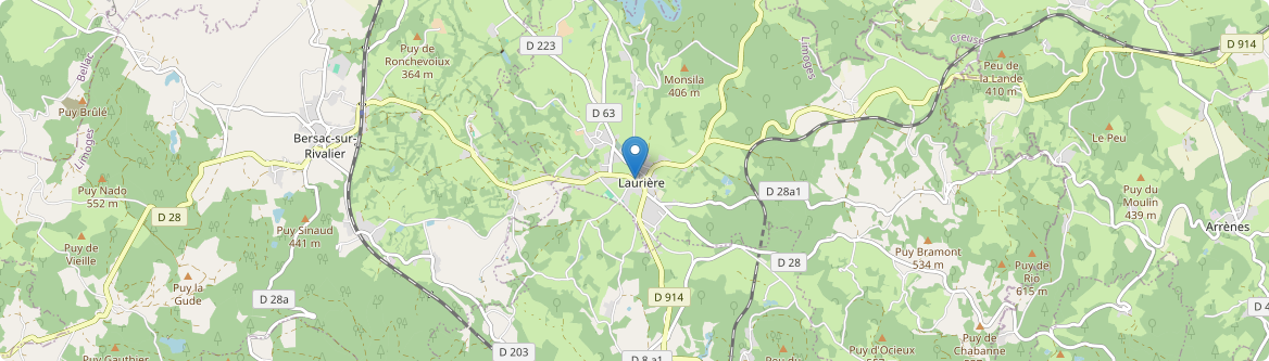 Laurière - Carte