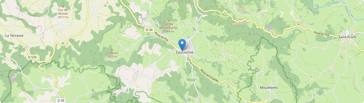 Laussonne - Carte