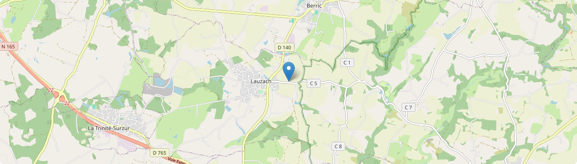 Lauzach - Carte