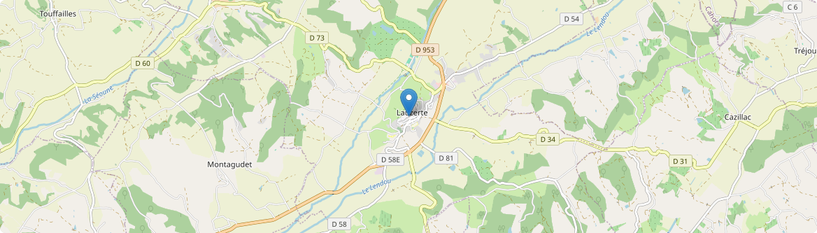 Lauzerte - Carte