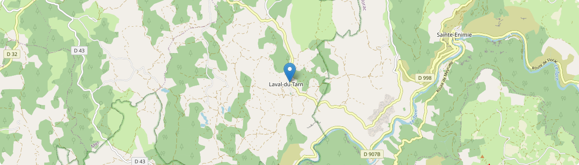 Laval-du-Tarn - Carte