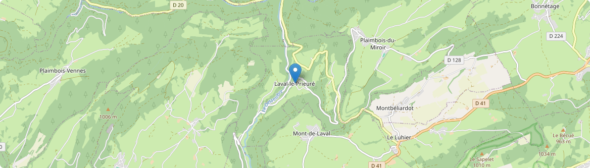 Laval-le-Prieuré - Carte