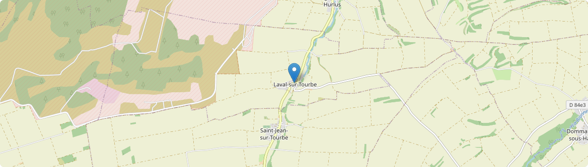 Laval-sur-Tourbe - Carte