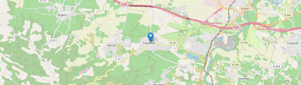 Lavalette - Carte