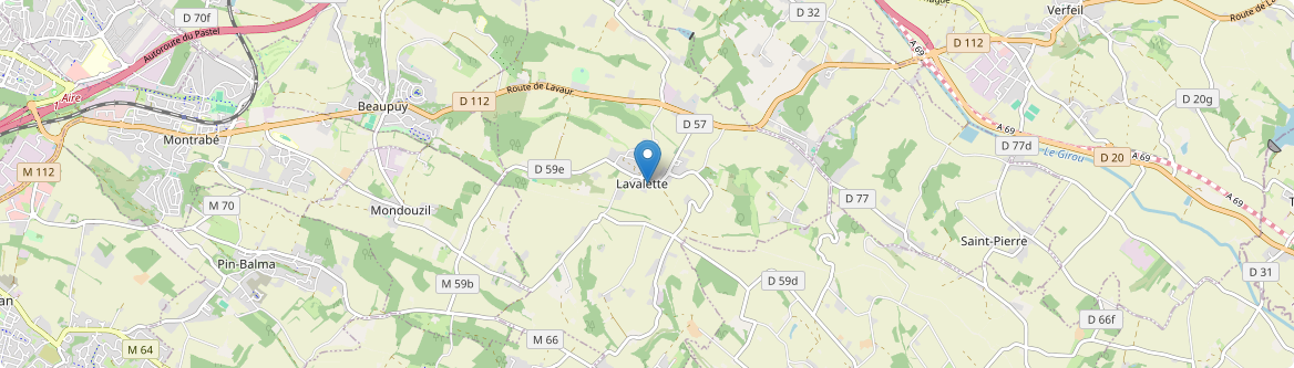 Lavalette - Carte