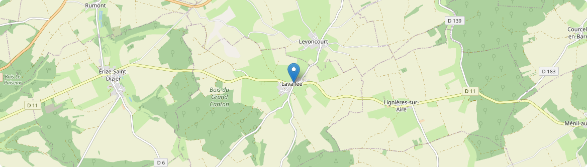Lavallée - Carte