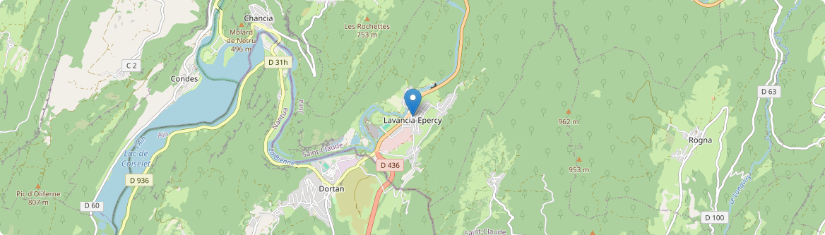 Lavancia-Epercy - Carte