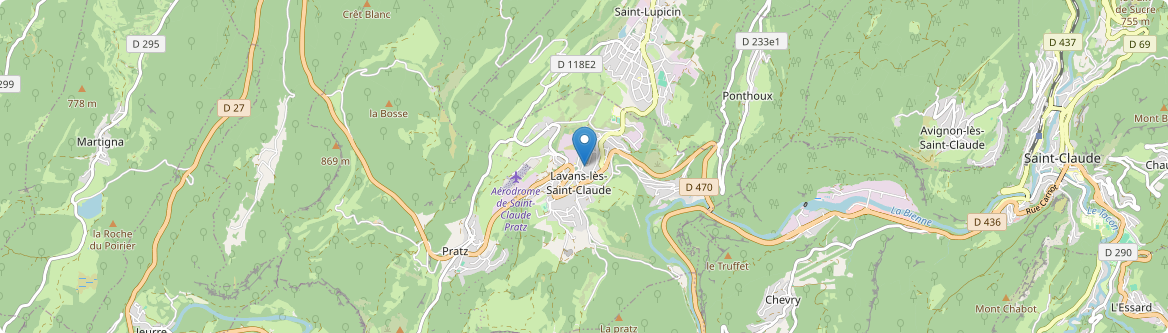 Lavans-lès-Saint-Claude - Carte