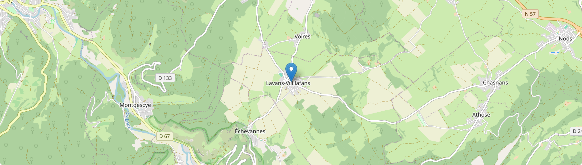 Lavans-Vuillafans - Carte