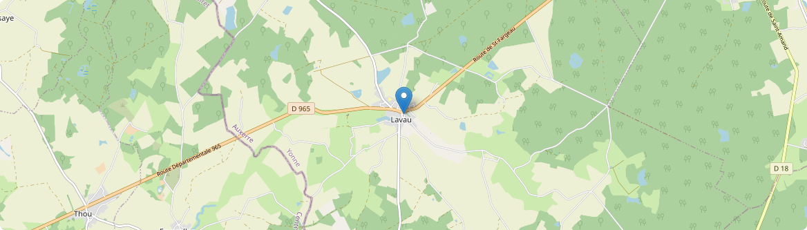 Lavau - Carte