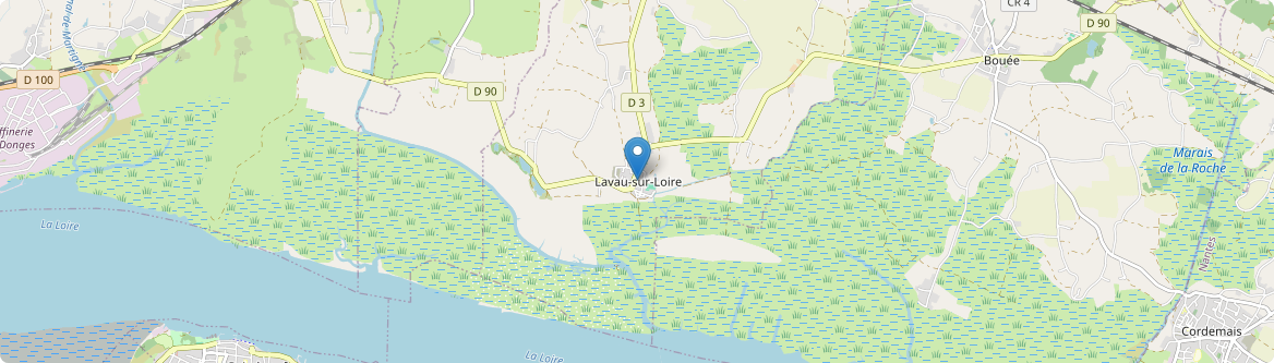 Lavau-sur-Loire - Carte