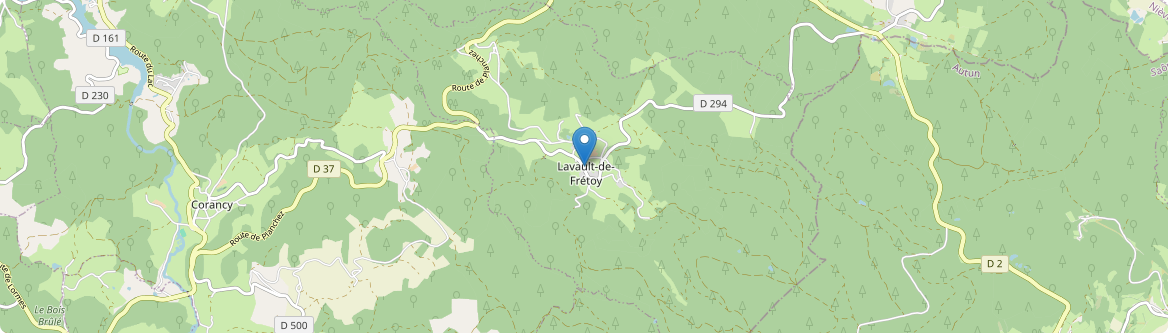 Lavault-de-Frétoy - Carte