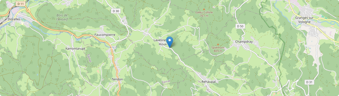 Laveline-du-Houx - Carte