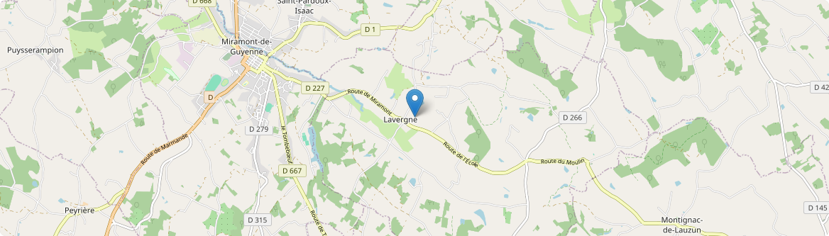 Lavergne - Carte