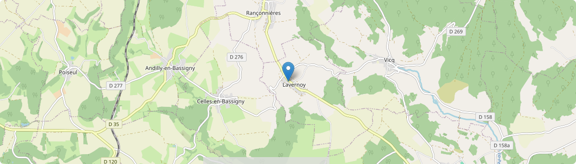 Lavernoy - Carte