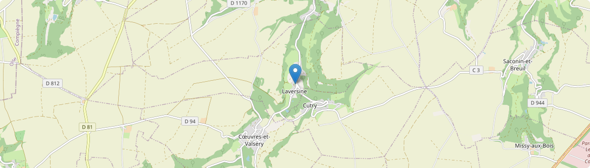 Laversine - Carte