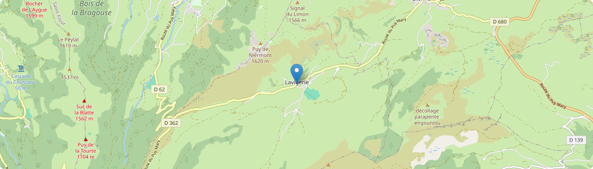 Lavigerie - Carte