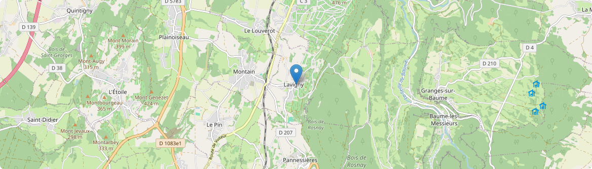Lavigny - Carte