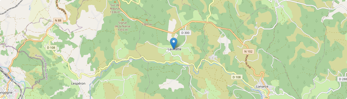 Lavillatte - Carte