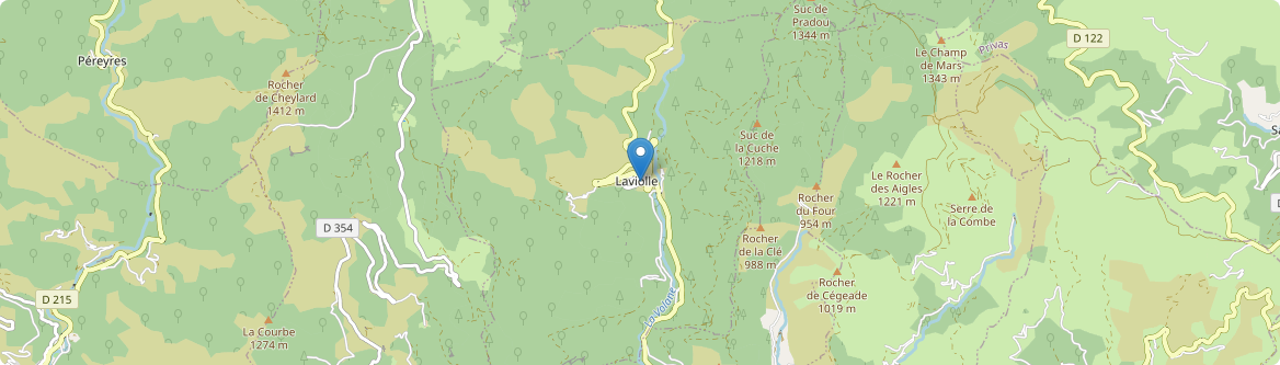 Laviolle - Carte