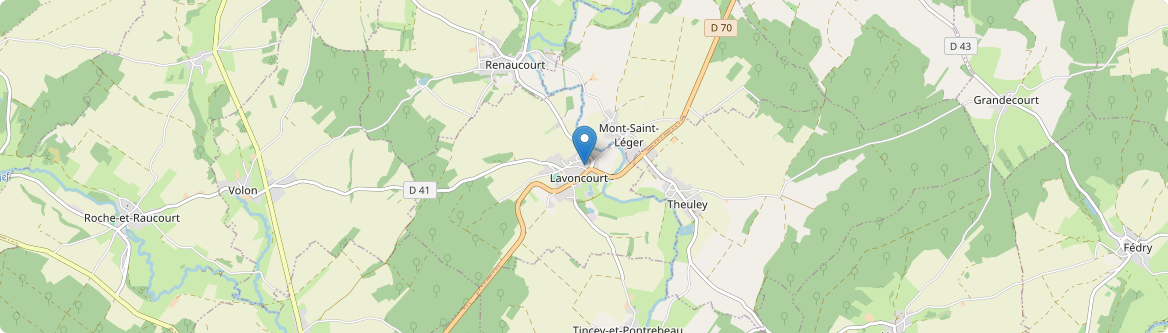 Lavoncourt - Carte