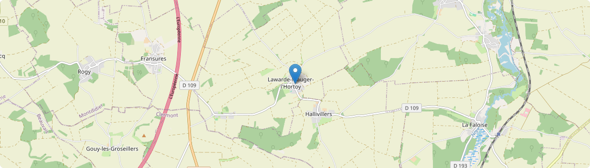 Lawarde-Mauger-l'Hortoy - Carte