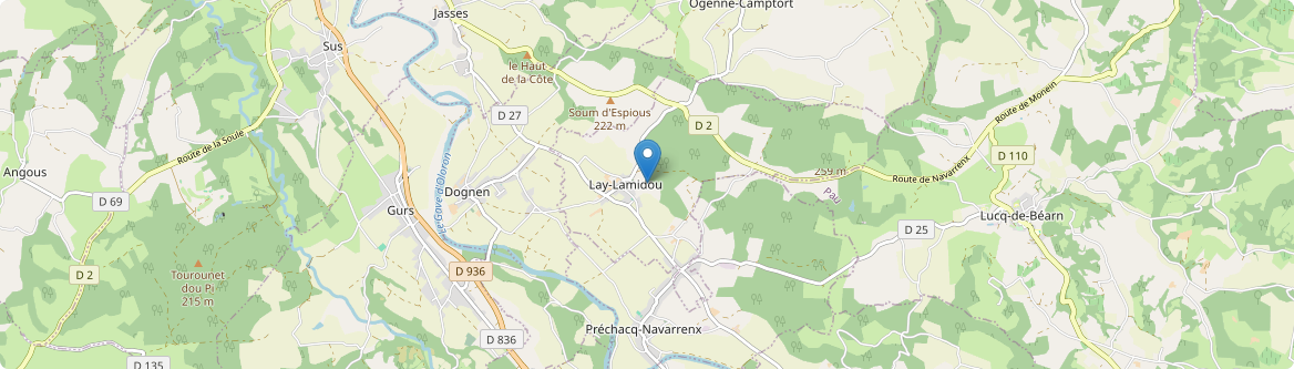 Lay-Lamidou - Carte