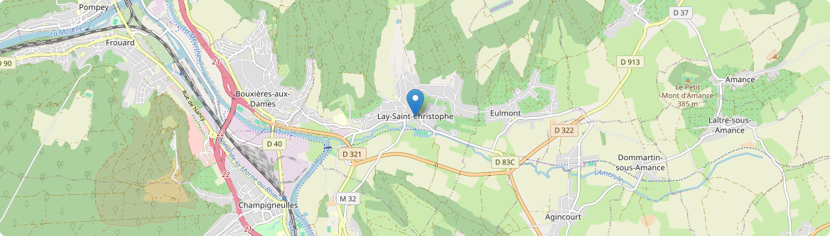 Lay-Saint-Christophe - Carte