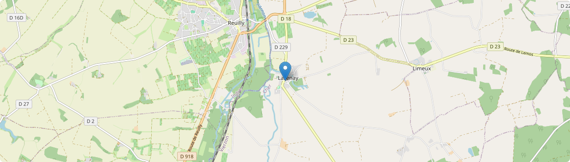 Lazenay - Carte