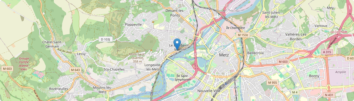 Ban-Saint-Martin - Carte
