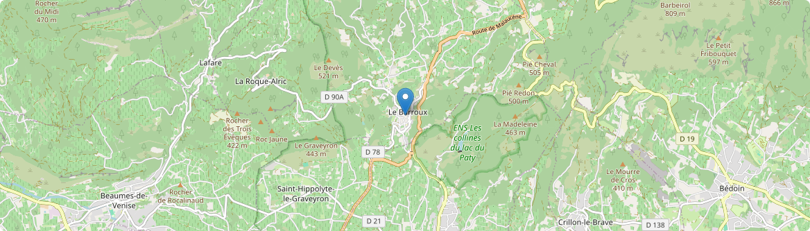 Barroux - Carte