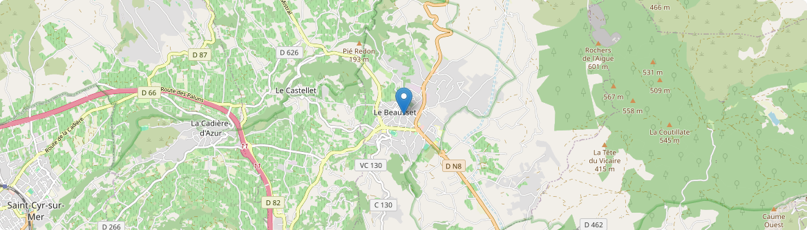 Beausset - Carte