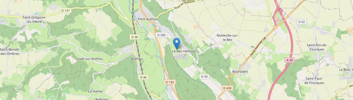 Bec-Hellouin - Carte