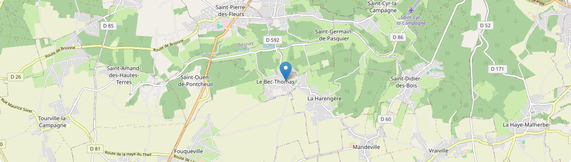 Bec-Thomas - Carte
