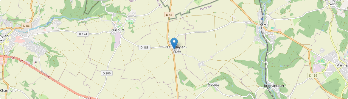 Bellay-en-Vexin - Carte