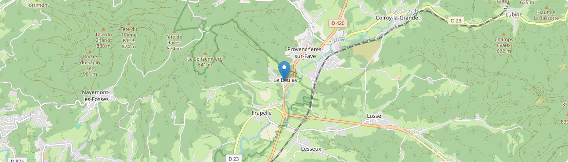 Beulay - Carte