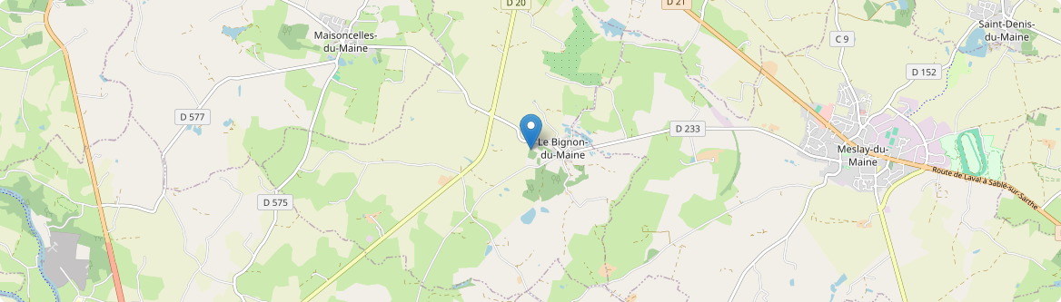 Bignon-du-Maine - Carte