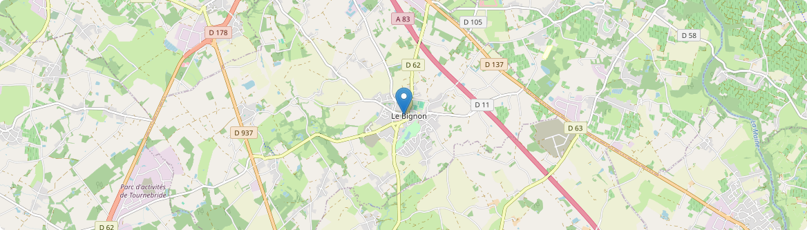 Bignon - Carte