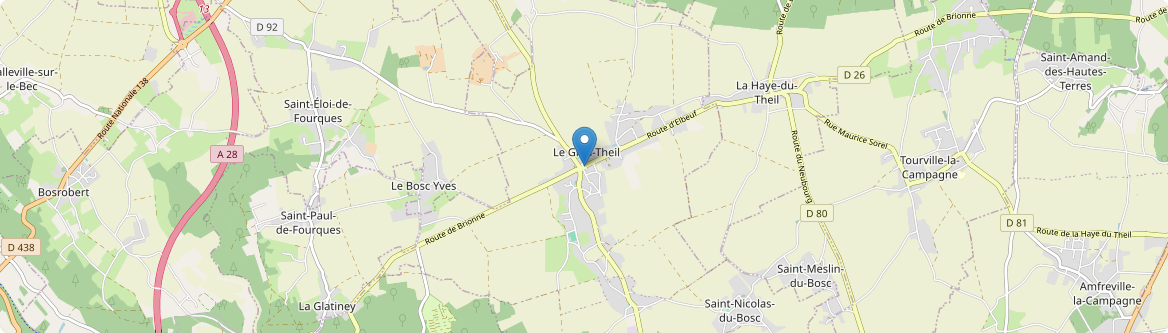 Bosc du Theil - Carte
