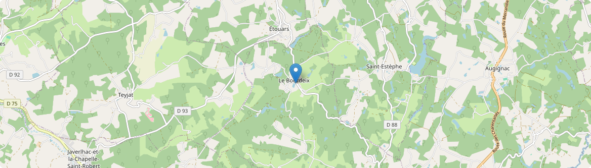Bourdeix - Carte