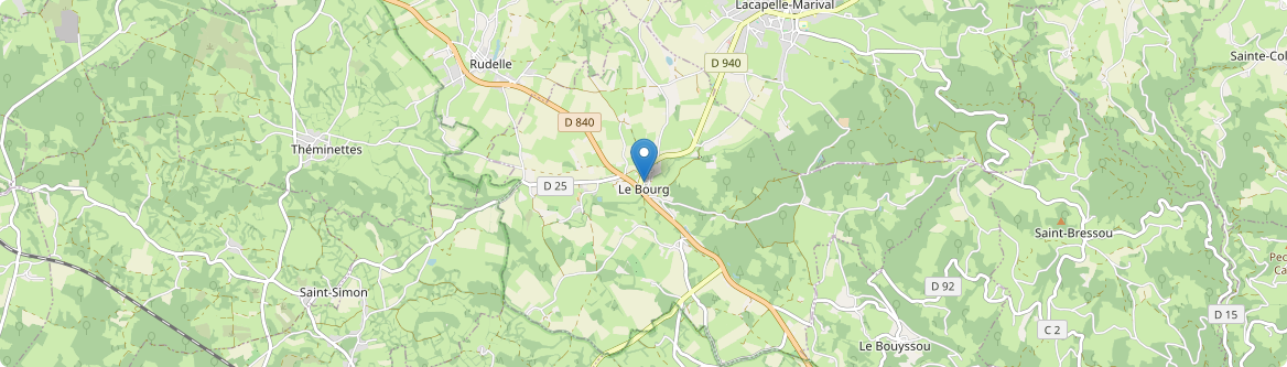 Bourg - Carte