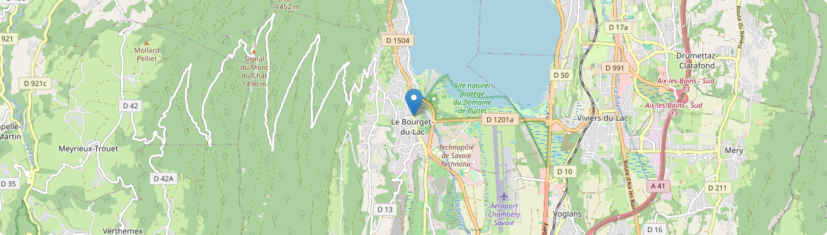 Bourget-du-Lac - Carte