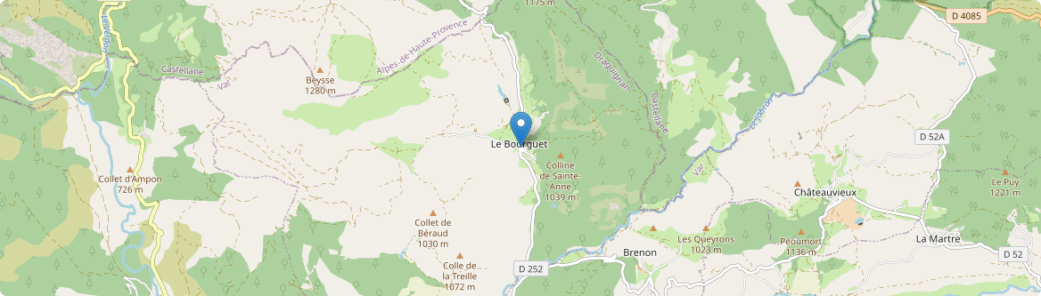 Bourguet - Carte