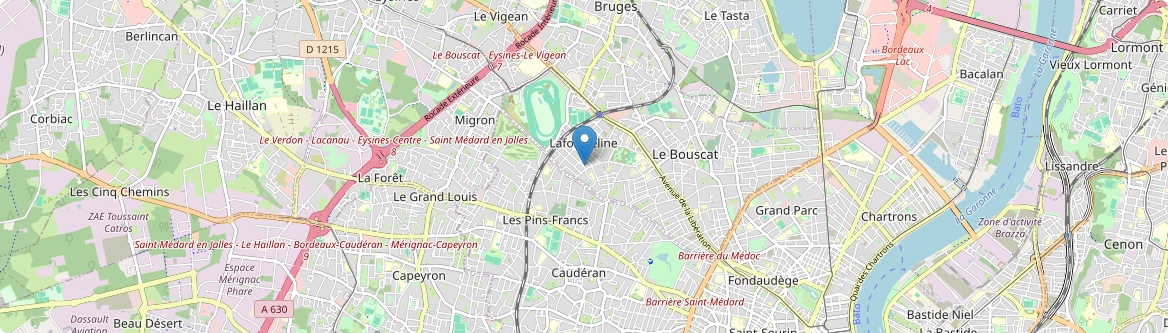 Bouscat - Carte