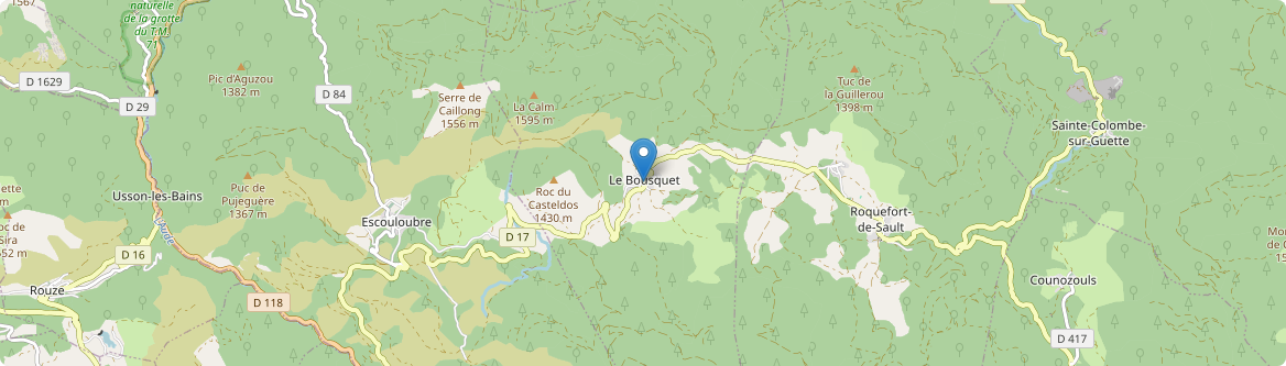 Bousquet - Carte