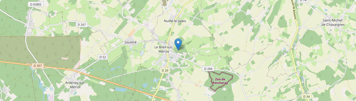 Breil-sur-Mérize - Carte