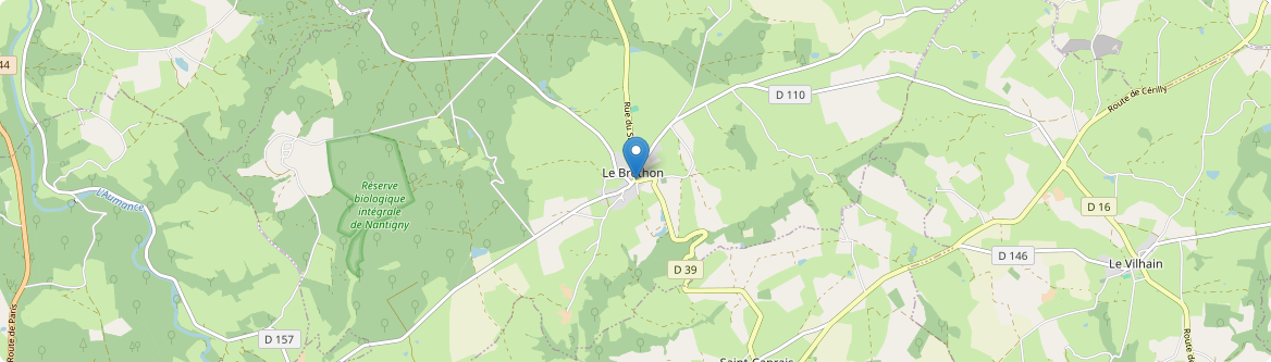 Brethon - Carte
