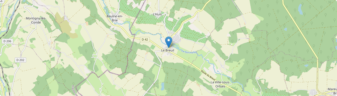 Breuil - Carte