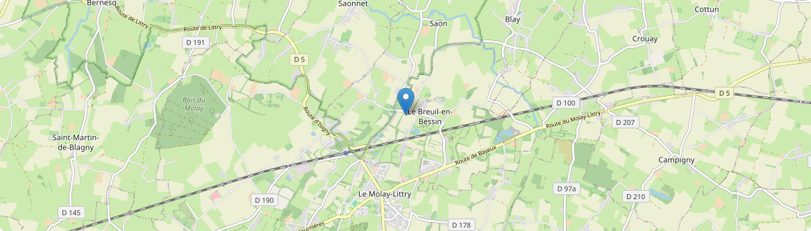 Breuil-en-Bessin - Carte