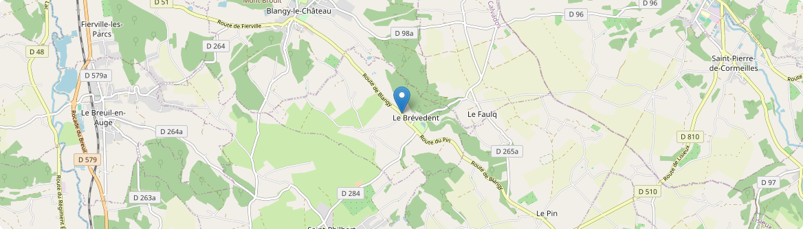 Brévedent - Carte